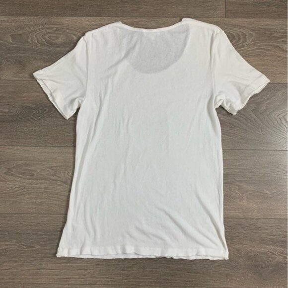 Aritzia Community Cotton T-shirt Tee short sleeve Crewneck Casual Basic White - Picture 7 of 11